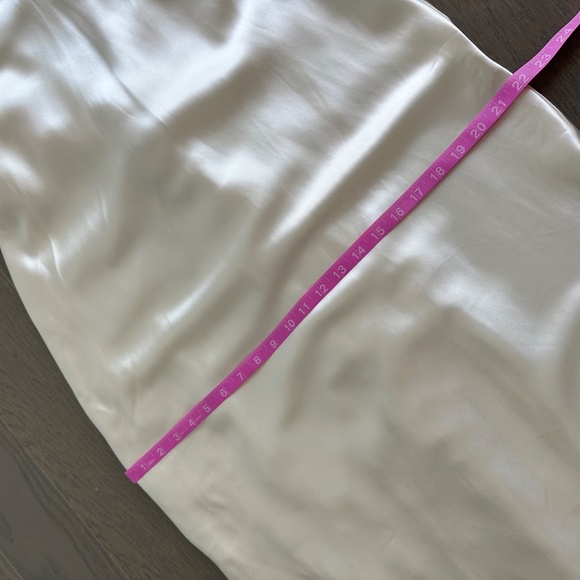 Reformation Margot Wedding Dress Gown Silk Satin Ivory Mermaid Train With Tags 8 - Picture 14 of 16